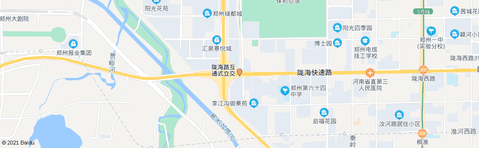 郑州陇海路西三环_公交站地图_郑州公交_妙搜公交查询2024