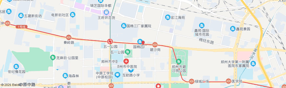 郑州建设路工人路_公交站地图_郑州公交_妙搜公交查询2024