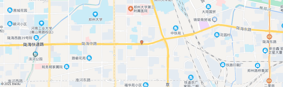 郑州陇海路铁英街_公交站地图_郑州公交_妙搜公交查询2024