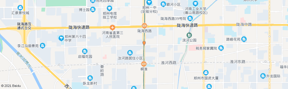 郑州桐柏路汝河路站_公交站地图_郑州公交_妙搜公交查询2024