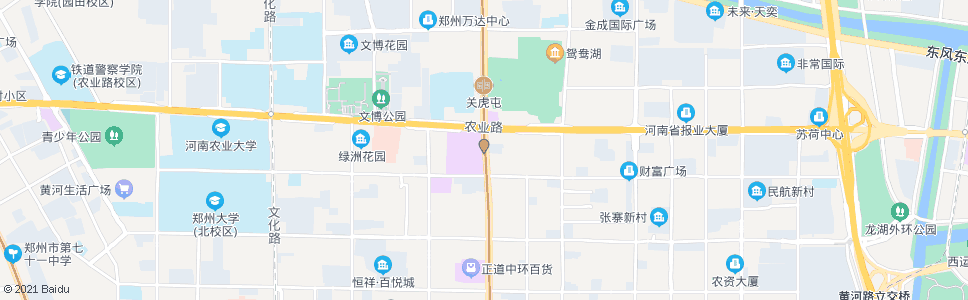 郑州花园路关虎屯站_公交站地图_郑州公交_妙搜公交查询2024