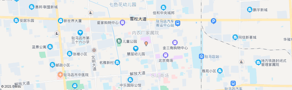 驻马店前王家具城_公交站地图_驻马店公交_妙搜公交查询2024