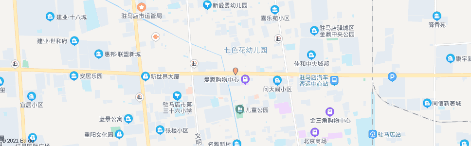 驻马店爱家百货_公交站地图_驻马店公交_妙搜公交查询2024