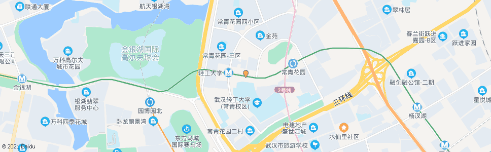 武汉花园中路公园环路口_公交站地图_武汉公交_妙搜公交查询2024
