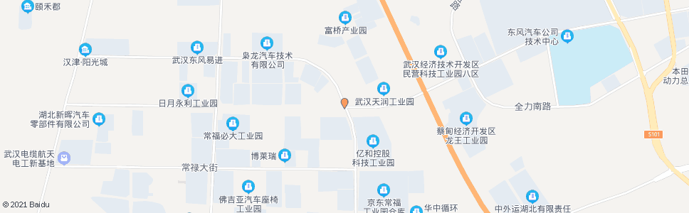 武汉福照路常福大道口_公交站地图_武汉公交_妙搜公交查询2024