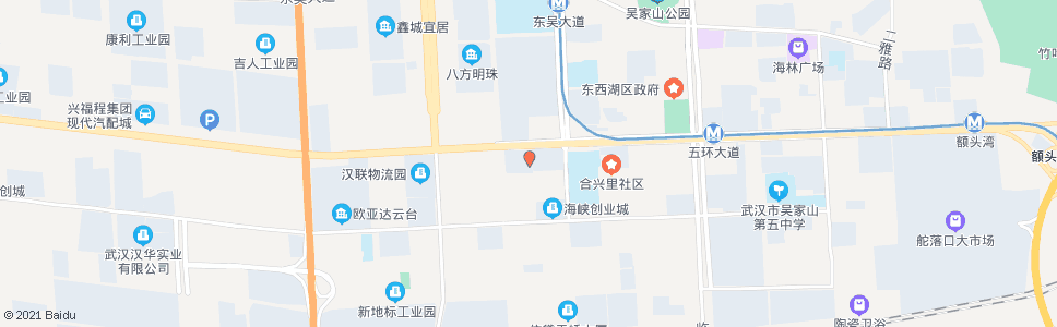 武汉东西湖大道荷包好六大队_公交站地图_武汉公交_妙搜公交查询2024