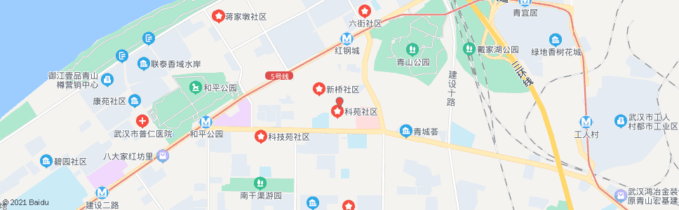 武汉建设五路冶金一街_公交站地图_武汉公交_妙搜公交查询2024