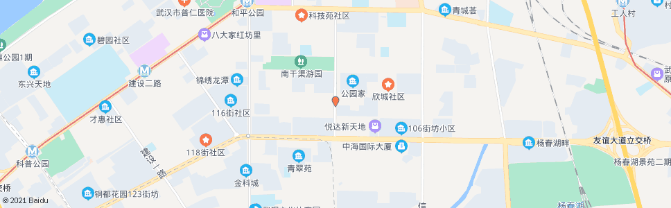 武汉工业二路26街坊_公交站地图_武汉公交_妙搜公交查询2024