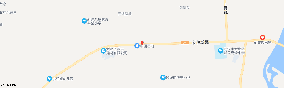 武汉新施路陶刘村_公交站地图_武汉公交_妙搜公交查询2024