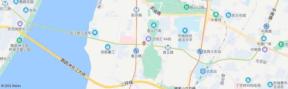 武汉张之洞路复兴路_公交站地图_武汉公交_妙搜公交查询2024