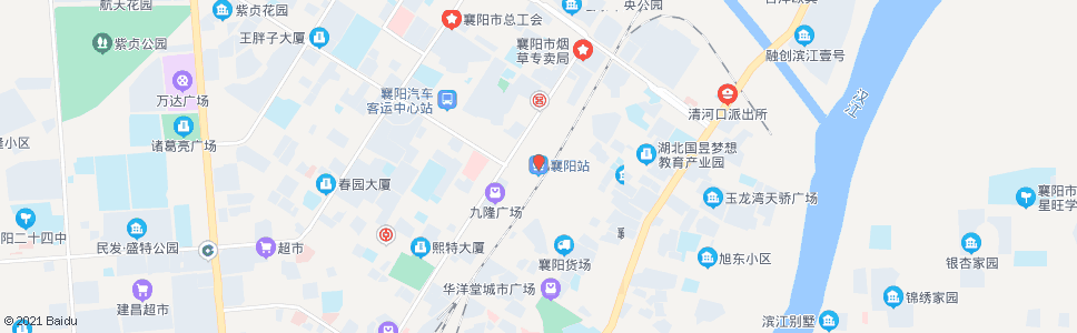 襄阳铁二院_公交站地图_襄阳公交_妙搜公交查询2025