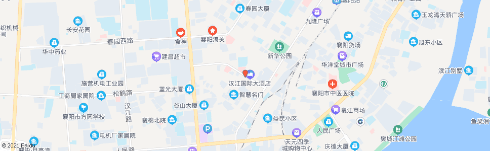 襄阳建华路中_公交站地图_襄阳公交_妙搜公交查询2025