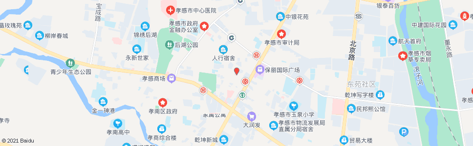 孝感惠民医院_公交站地图_孝感公交_妙搜公交查询2024