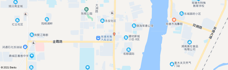 常德财富广场(南)_公交站地图_常德公交_妙搜公交查询2024