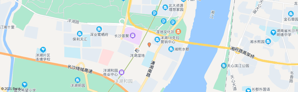 长沙湘浦路景园路口_公交站地图_长沙公交_妙搜公交查询2024