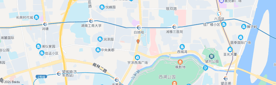 长沙教师村_公交站地图_长沙公交_妙搜公交查询2024