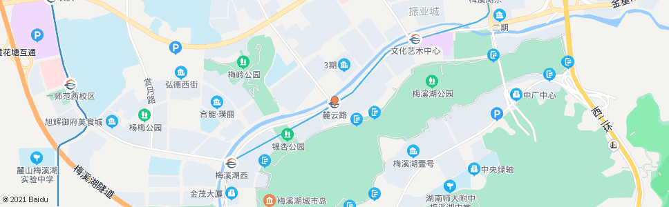 长沙麓云路地铁站_公交站地图_长沙公交_妙搜公交查询2024