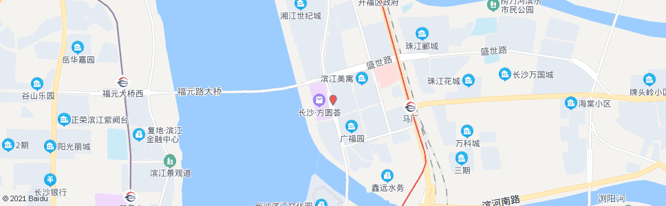 长沙湘江路华章路口_公交站地图_长沙公交_妙搜公交查询2024