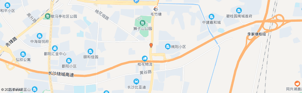 长沙桃阳村_公交站地图_长沙公交_妙搜公交查询2024
