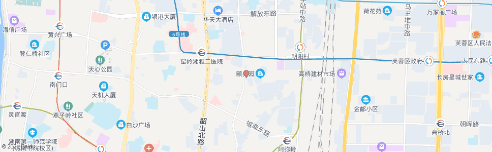 长沙省住建委(和平小区)_公交站地图_长沙公交_妙搜公交查询2024