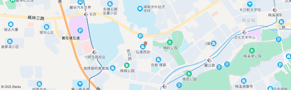 长沙好莱城(长东路口)_公交站地图_长沙公交_妙搜公交查询2024