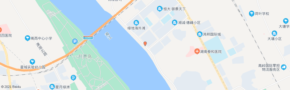 长沙湘江路新安路口_公交站地图_长沙公交_妙搜公交查询2024