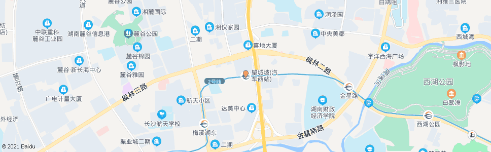 长沙汽车西站地铁口_公交站地图_长沙公交_妙搜公交查询2024