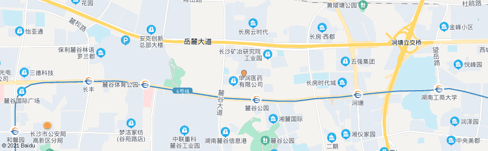 长沙麓天路兴园路口_公交站地图_长沙公交_妙搜公交查询2024