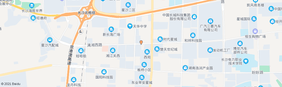 长沙可口可乐南_公交站地图_长沙公交_妙搜公交查询2024