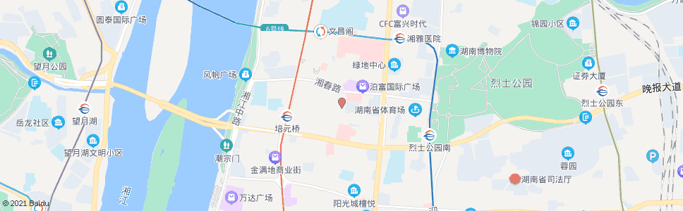 长沙兴汉门_公交站地图_长沙公交_妙搜公交查询2024