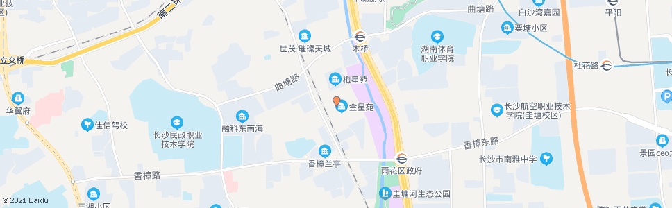 长沙新星小区_公交站地图_长沙公交_妙搜公交查询2024