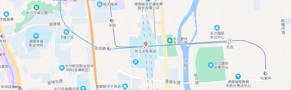 长沙京珠跨线桥_公交站地图_长沙公交_妙搜公交查询2024