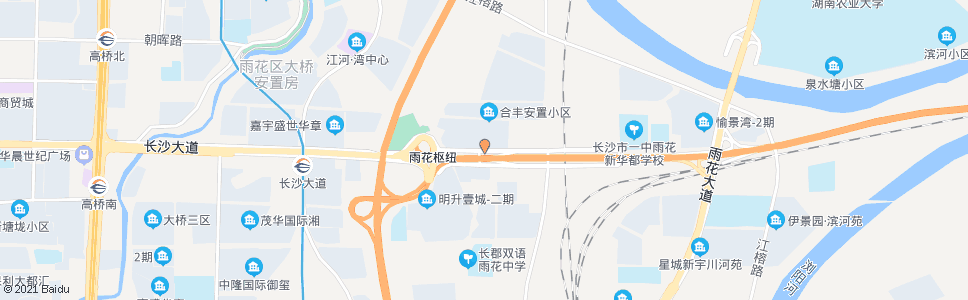长沙新华都_公交站地图_长沙公交_妙搜公交查询2024