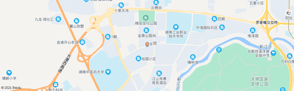 长沙学士路车塘河路口_公交站地图_长沙公交_妙搜公交查询2024