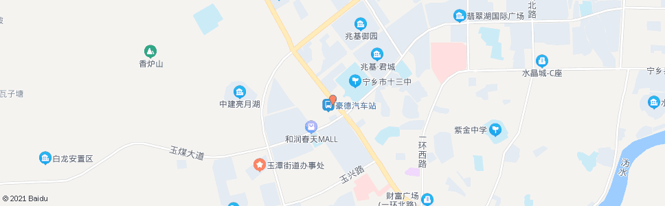 长沙豪德汽车站(十三中)_公交站地图_长沙公交_妙搜公交查询2024