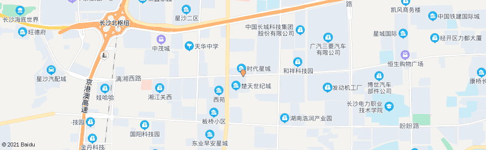 长沙新奥燃气_公交站地图_长沙公交_妙搜公交查询2024