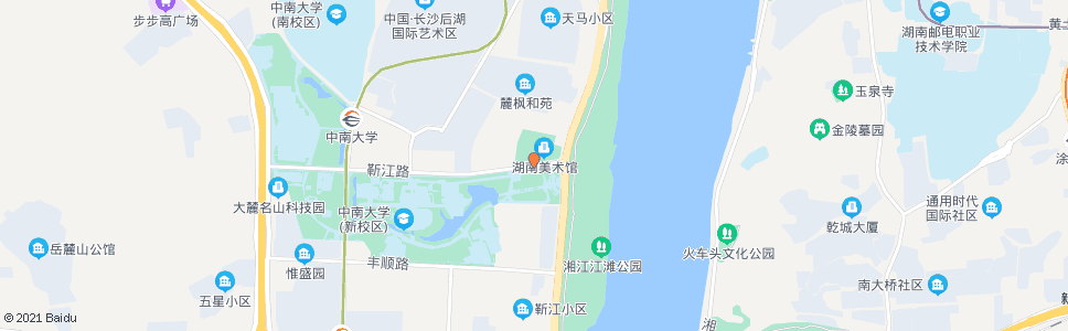 长沙靳江路潇湘路口_公交站地图_长沙公交_妙搜公交查询2024