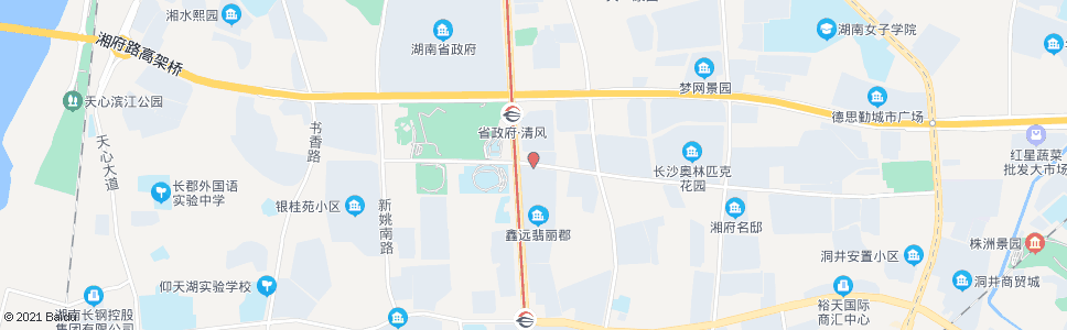 长沙杉木冲路芙蓉路口_公交站地图_长沙公交_妙搜公交查询2024