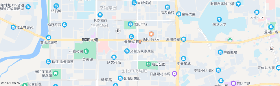 衡阳丰越大厦_公交站地图_衡阳公交_妙搜公交查询2024