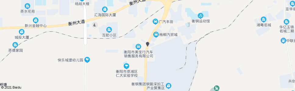 衡阳杨柳村_公交站地图_衡阳公交_妙搜公交查询2025