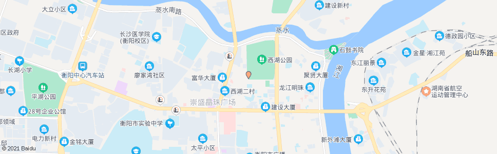 衡阳西湖公园_公交站地图_衡阳公交_妙搜公交查询2024
