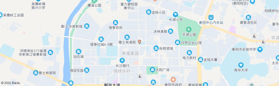 衡阳规划设计院_公交站地图_衡阳公交_妙搜公交查询2024