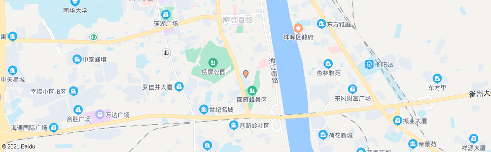 衡阳中南路小学_公交站地图_衡阳公交_妙搜公交查询2024