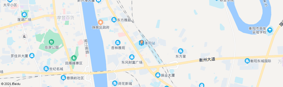 衡阳湘南重汽_公交站地图_衡阳公交_妙搜公交查询2024