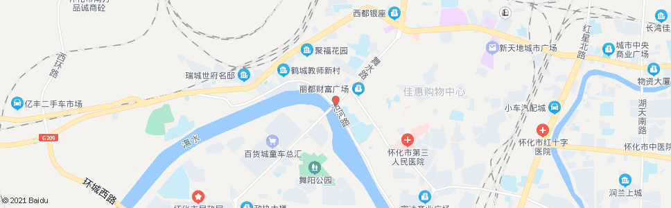 怀化午水桥头_公交站地图_怀化公交_妙搜公交查询2024