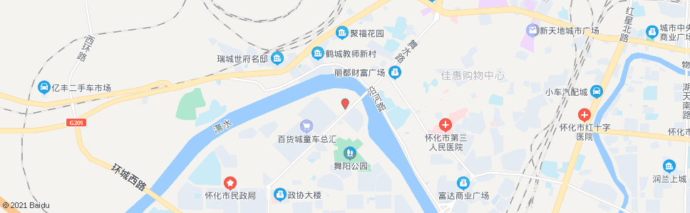 怀化明珠大酒店_公交站地图_怀化公交_妙搜公交查询2024