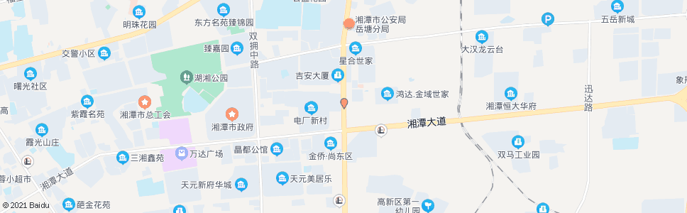 湘潭汽车东站北_公交站地图_湘潭公交_妙搜公交查询2024