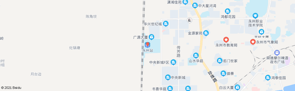 永州立交桥_公交站地图_永州公交_妙搜公交查询2024