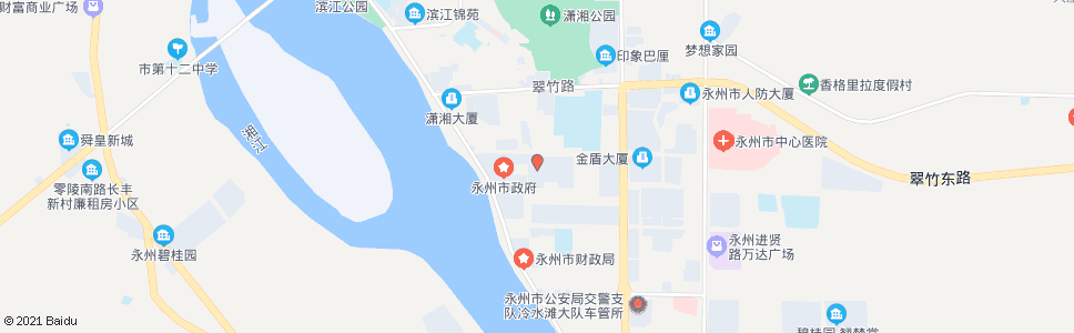 永州市政府宿舍区_公交站地图_永州公交_妙搜公交查询2024