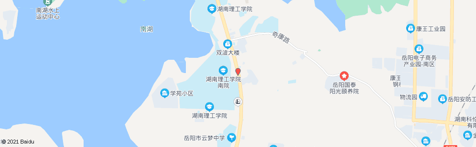 岳阳湖南理工南院_公交站地图_岳阳公交_妙搜公交查询2024